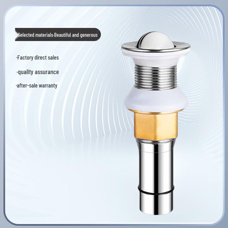 Flip-Top Washbasin Drain