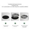 Rotating Lid Trash Can For Recessed Installation Kitchen Bathroom Application Countertop Waste Bucket for Odor Control