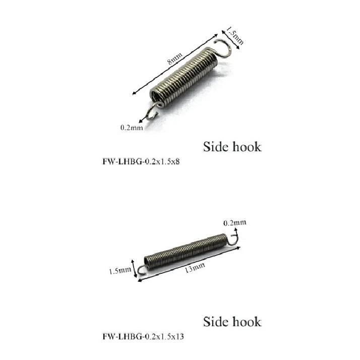 10PCS  Wire 0.2mm Length 5-50mm Stainless Steel  Mini Spring  DIY Mechanical Samll  Tension Spring