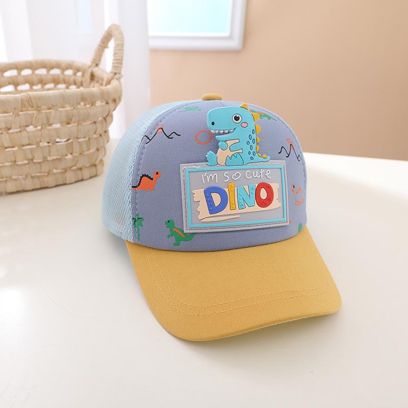 Cartoon Dinosaur Children Baseball Cap Cute Animal Kids Sun Hat Spring Corduroy Outdoor Boys Girls Peaked Caps Bonnet Gorras