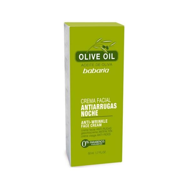 

Ночной крем для лица против морщин Babaria Olive Oil 50 мл