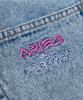 ARIES (U) Acid Wash Batten Jean Blue