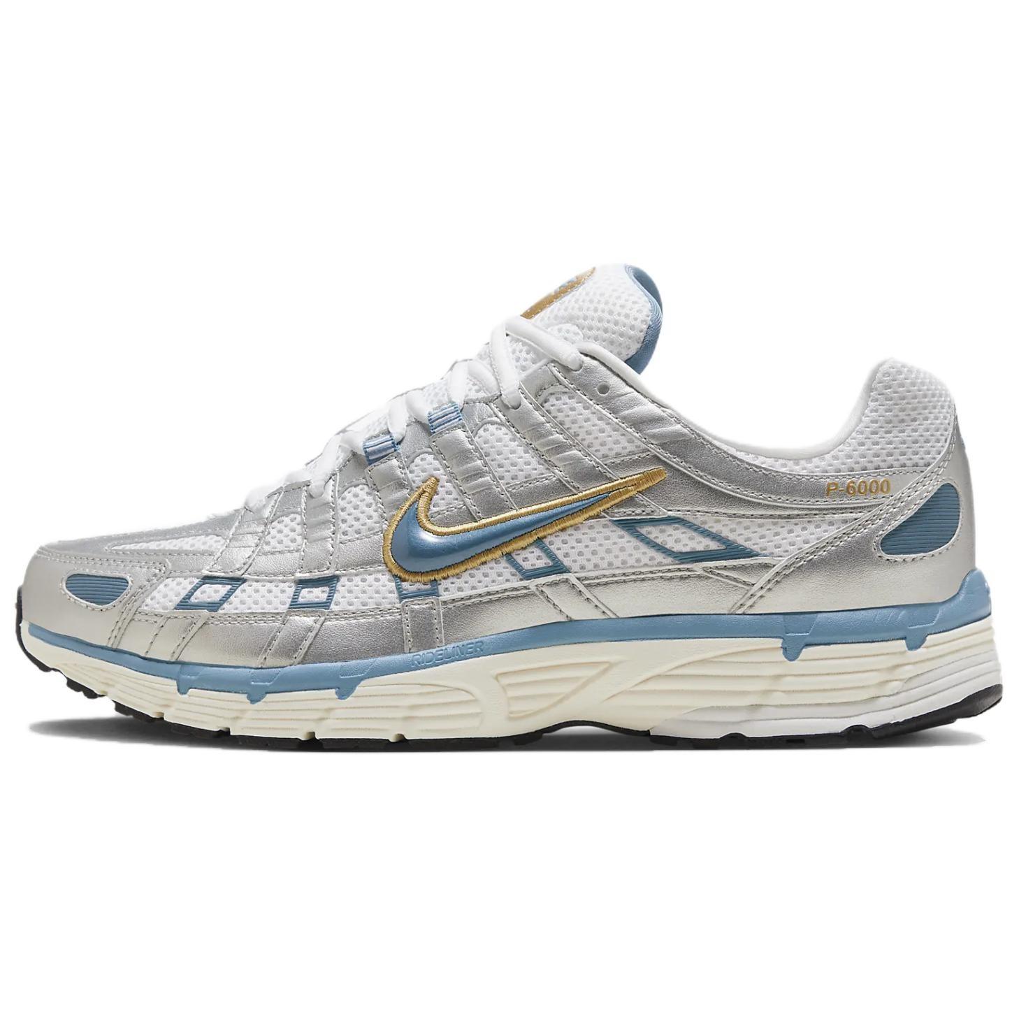 Nike P-6000 Metallic Silver Aegean Storm Men s HJ7246-100 EU 45