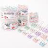 Creative Morandi Transparent Long Tail Swallowtail Plastic Office Clips for Document Storage