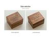 Retro Wooden Box Set: Uppercase & Lowercase English Alphabet and Number Stamps