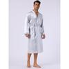 Men's Long Sleeve Satin Robe Homewear T1016