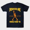 Asian Size Cotton Unisex Tshirt Print T-shirt Powerline Concert Tee T-shirt No-Cut Print Regular Fit