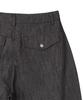 Dandel Dd Turn-Up Denim Bermuda Pants (Black)