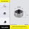 Four-Way Stainless Steel Inner and Outer Thread Elbow Reducer for Water Pipes