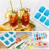 Ice Cube Trays 14 Grids Silicone Ice Cube Molds with Removable Lid Easy-Release For Cocktail Freezer Kitchen Tools
