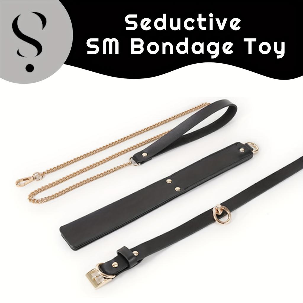 9 Pcs Sex Bondage BDSM Kit BDSM Bondage Restraints Sex Toys Sets, Restraints Kits Bed Restraints Set For Beginners SM Adult Games, Adjustable Handcuff