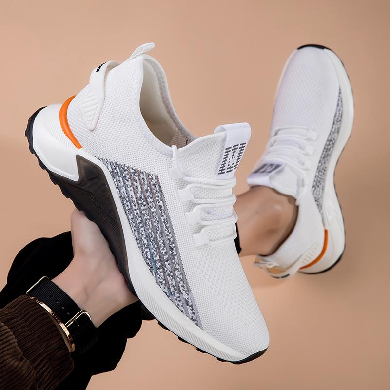 Men Elevator Shoes Breathable Casual Height Increase 6cm High Shoes Height Increasing Sports Lift Sneakers Tenis for Man Taller