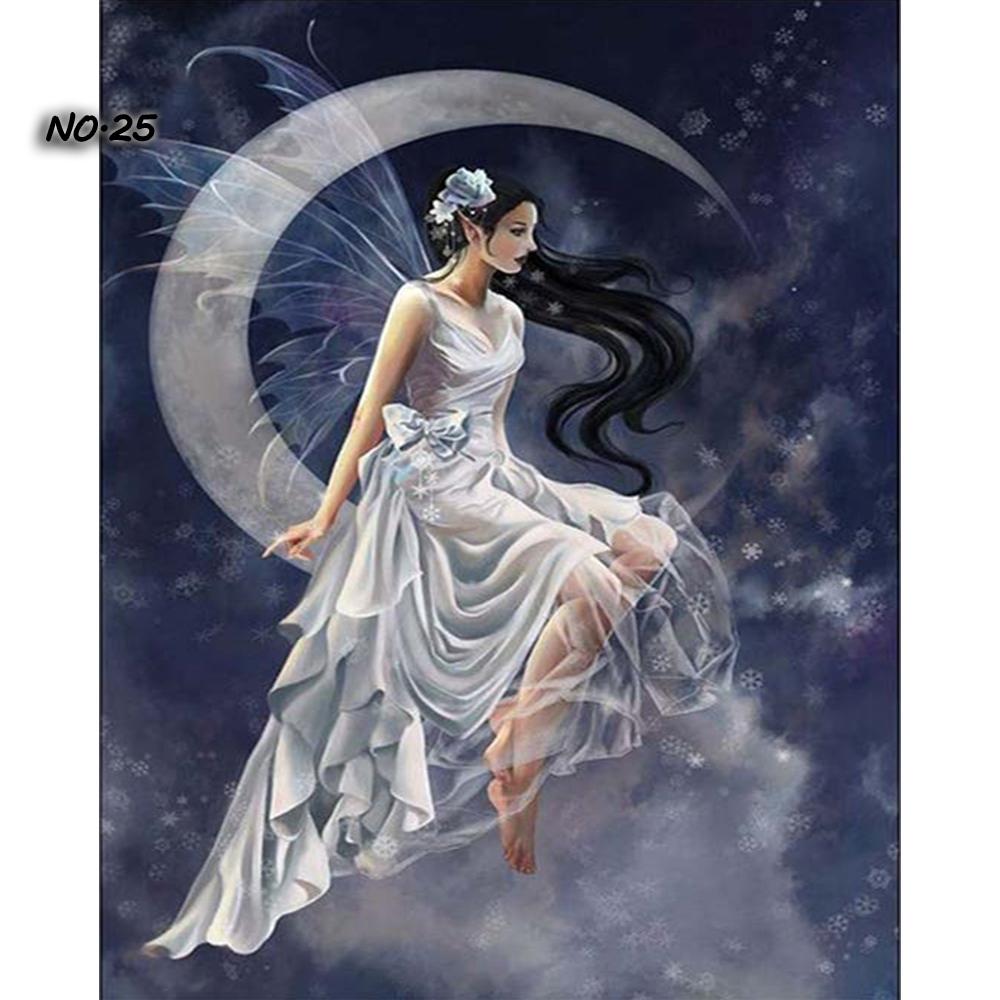 Diamond Embroidery Elves Full Square Round Drill 5D DIY Diamond Painting Tortoise Women Mosaic Eagle Handicraft Home Decor Girl Gift
