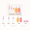 Portable Refillable Bottles Convenient Pump Spray Jars Premium Travel Bottles Set  Shampoo