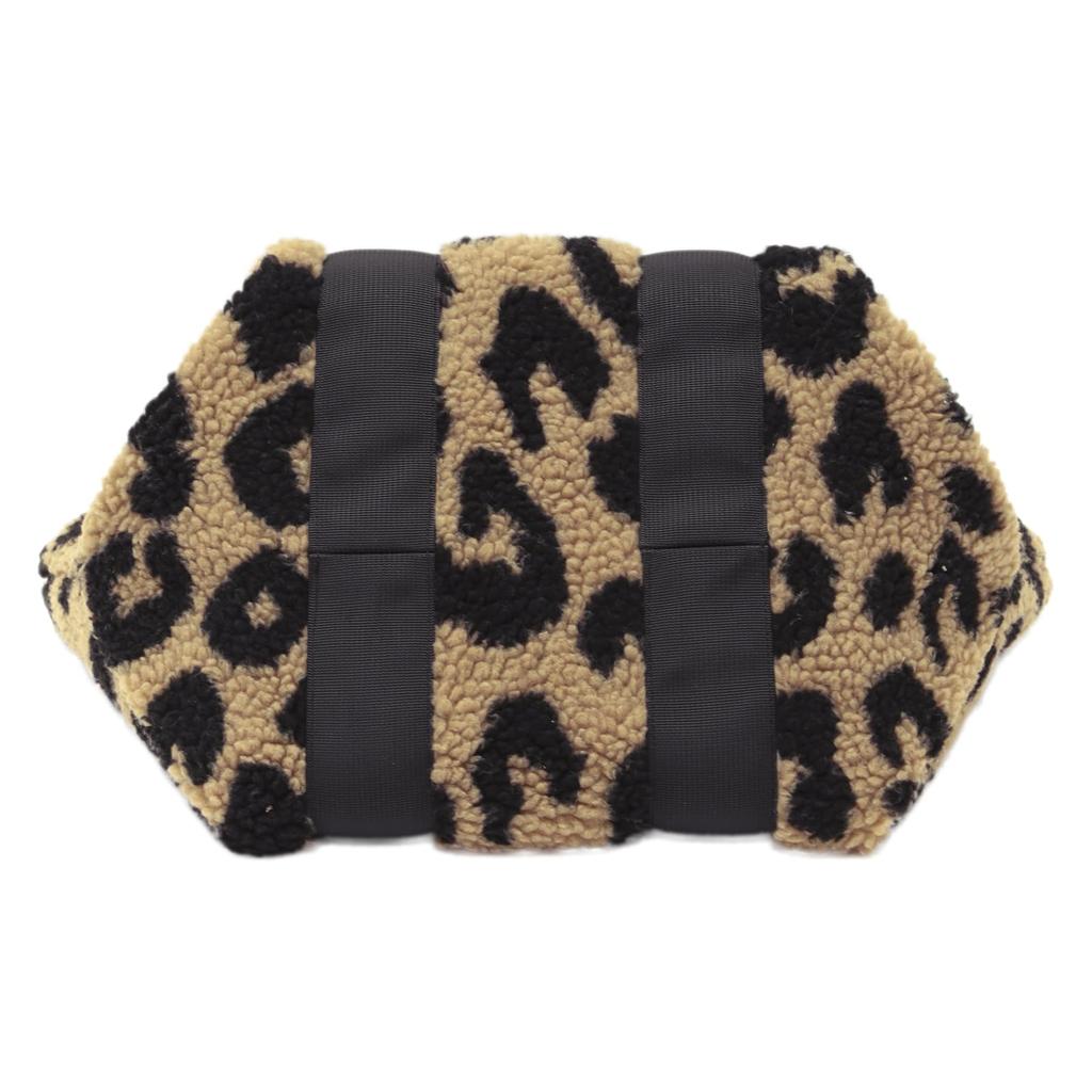 Players Women's Sheepskin Tote, Medium, 91206514, Leopard Print, 91206514B, Dimensions: 25cm W x 28cm H x 22cm D