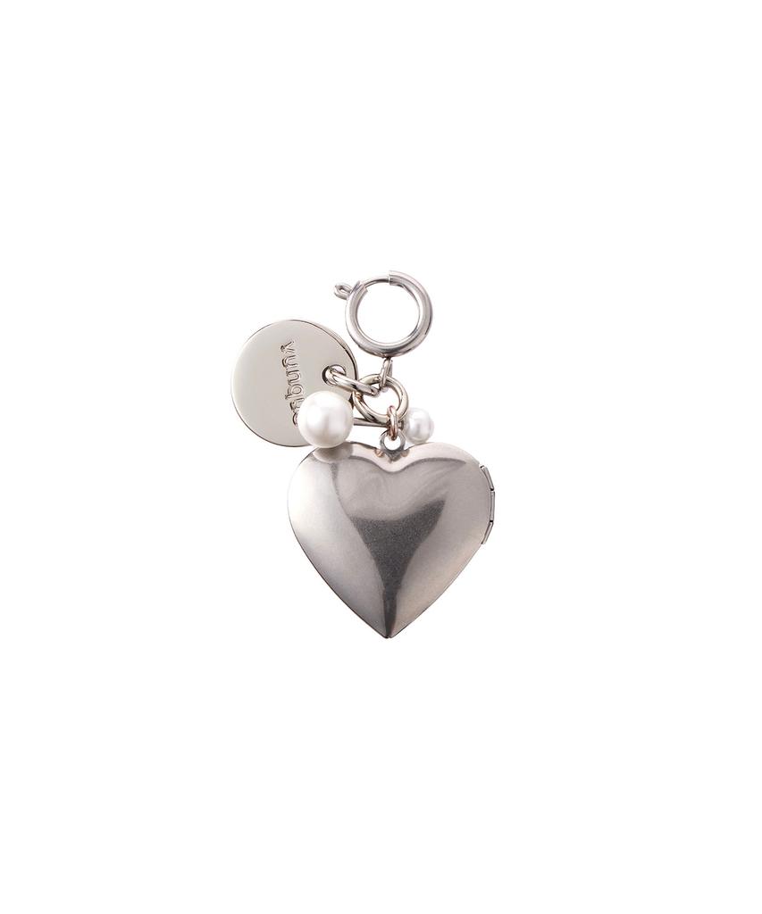 Vunque Heart Memory Charm Piccolo Silver