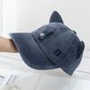 Fashion Cute Cat Ears Baseball Cap Adjustable Sunshade Duck Tongue Hat Breathable Casual Sun Hats Outdoor