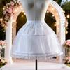 Flower Girl Wedding Petticoat 2 Hoop Crinoline Underskirt For Formal Occasion Dresses And Special Event Dressingup Props