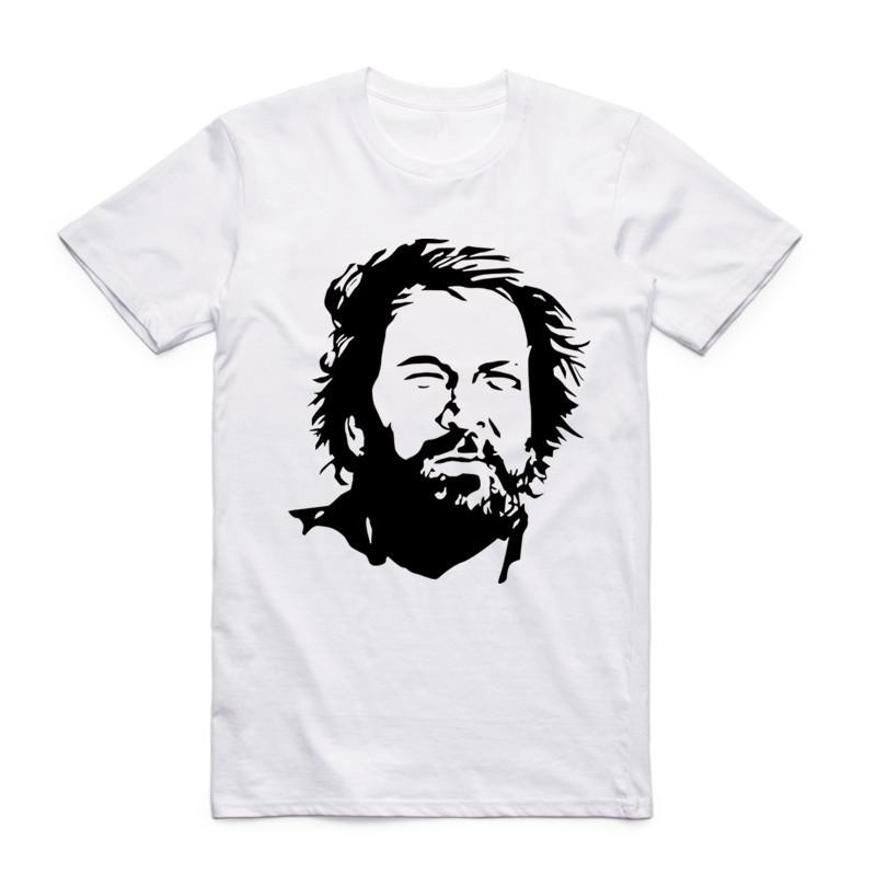 

2019 New Fashion Men Print BUD SPENCER T-shirt Short Sleeves O-Neck Summer Style Hipster Funny Casual Tops Tees Camisetas Swag 4XL