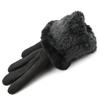New Fashion Winter Warm Gloves Autumn Women Cute Furry Thermal Lined Mitts Full Finger Female Mittens Outdoor Sports Gloves