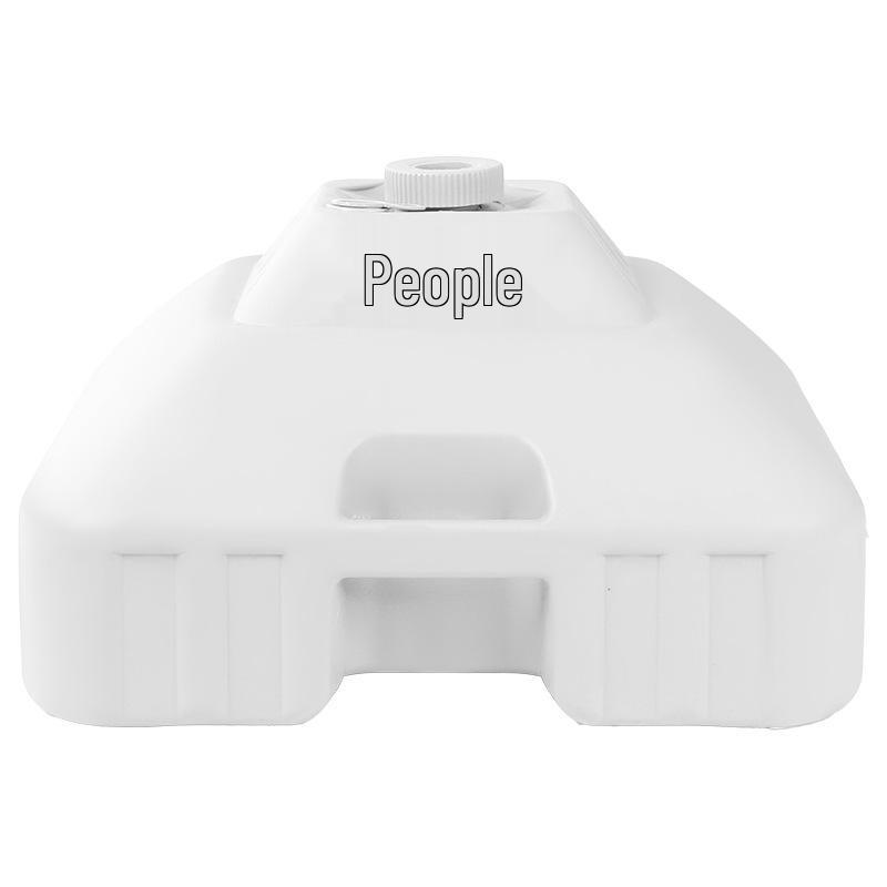 Outdoor Sun Umbrella with Water-Filled Base - Large Stall Advertising Umbrella and Plastic Stand