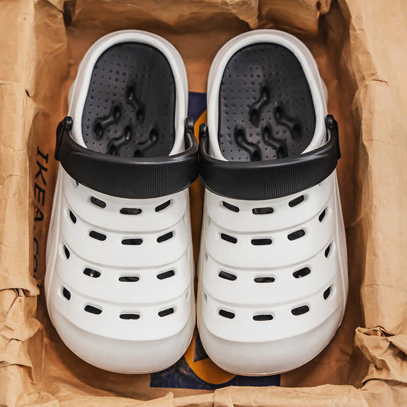 Fashion Super Lightweight Without Back Men's Fashion Sandals Slippers Flip Flops Flip Flops Shoes White Boots For Men Sneakers