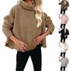 Women S Loose Fit Thick Wool Blend Coat Winter Outerwear