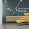 Hanging Stuffed Animal Storage Chain Space Saving Wall Toy Storage Decor with Clips and Hooks for Children S Room