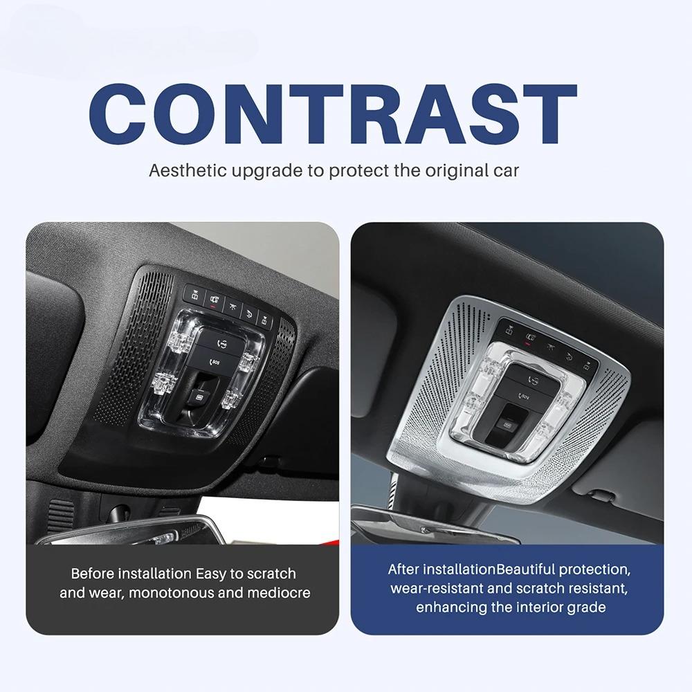 Suitable for Mercedes-Benz A CLA GLB GLA GLE W177 W247 X247 EQA EQB 20-24 modified front reading light lampshade decorative stic