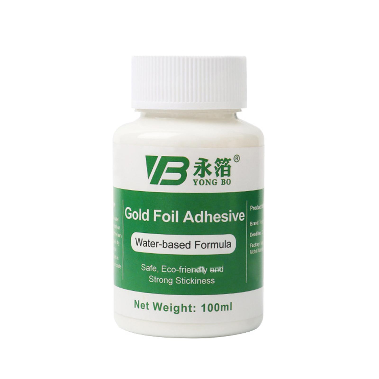 

100 мл портативный клей для позолоты листы золотой фольги клей для позолоты для сусального золота ремесла бумага для украшения дома простота в использовании 1