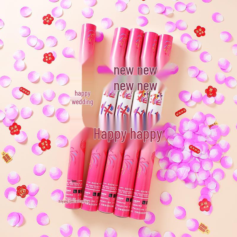 Petal Wedding Confetti Cannon - Handheld Atmosphere Props