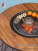 Foldable Round Outdoor Table for Tea & BBQ, Perfect for Snow Camping & Courtyard