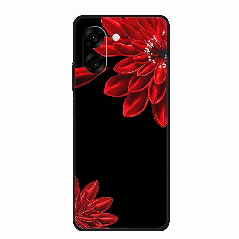 Black Silicone Case For OnePlus Nord CE5 Case One Plus Nord CE 5 Cartoon Cat Soft Back Cover For OnePlus Ace 5 Racing Phone Case