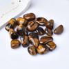 Natural Tiger Eye Tumbled Stones for Demagnetizing & Purifying, Crystal Chips, Large Particle Ornaments, Fish Tank Decor.