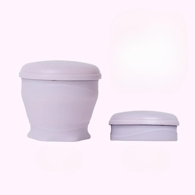Faltbarer Wasserbecher 180ml für Reisen und Geschäftsreisen Tragbare Silikon-Campingtasse Lebensmittelqualität Outdoor-Trinkbecher