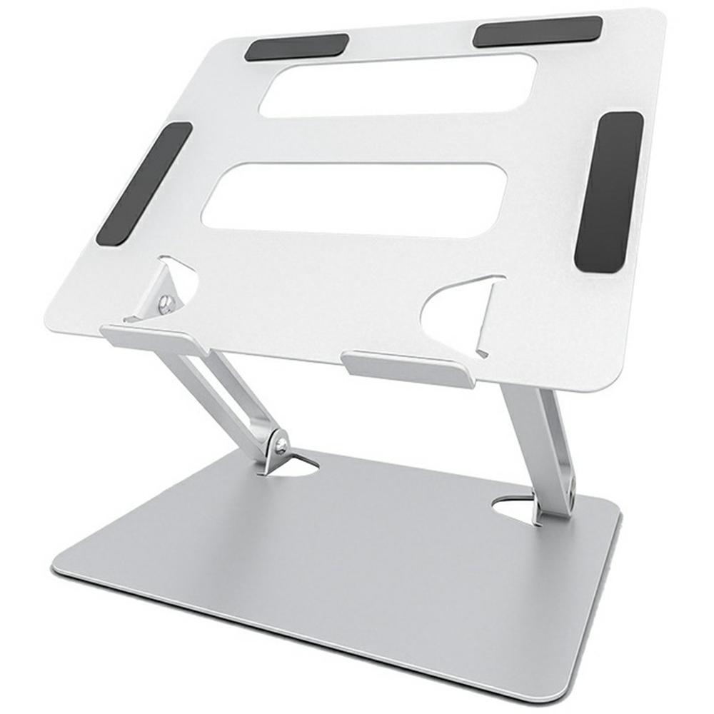 

Регульована підставка для планшета з алюмінієвого сплаву L303 для пристроїв діагоналлю до 17,3 дюйма, складна охолоджувальна підставка для ноутбука Silver