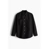 H M Loose Fit Oxford sHirt Black