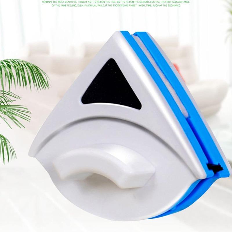 Double-sided Magnetic Glass Cleaning Brush with Strong Magnet for Home High-rise Window Cleaning - Easy To Use and Clean