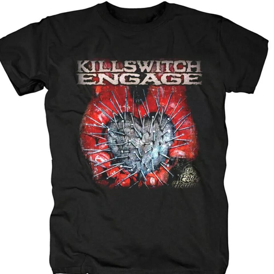 Killswitch Engage Band Heavy Cotton Full Size Unisex Black Shirt S разноцветный