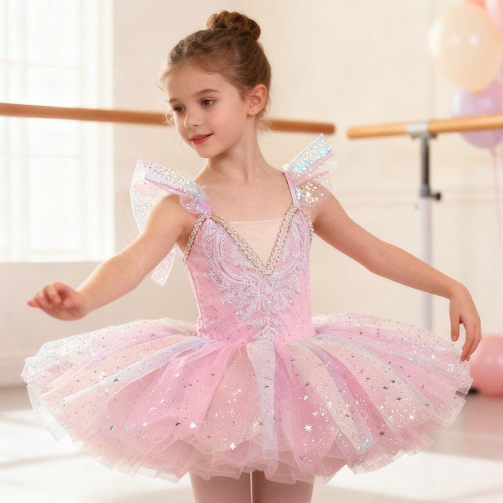 Puffy Kids Ballet Dress Modern Princess Dress Fashion Performance Clothes Children
