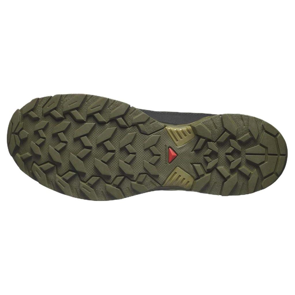 SALOMON X Ultra 360 Round Toe Non-Slip Low-Top Hiking Shoes Men Hiking Shoes Green Black 474560