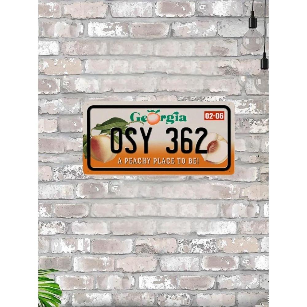 NÁS. registrační značka, USA. SPZ, kovová, 15x30 cm.