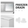 3pcs Chest Freezer Plug Replacement Rubber Drain Hole Sealing Cap for Refrigerator Cooler Fridge Leakproof Stopper for Home