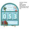 Book Read This Year Counter Sign Reading Tracker Plaque Bookshelf Decoration Handmade Wood Reading Challenge Tracker Book Lovers Gift