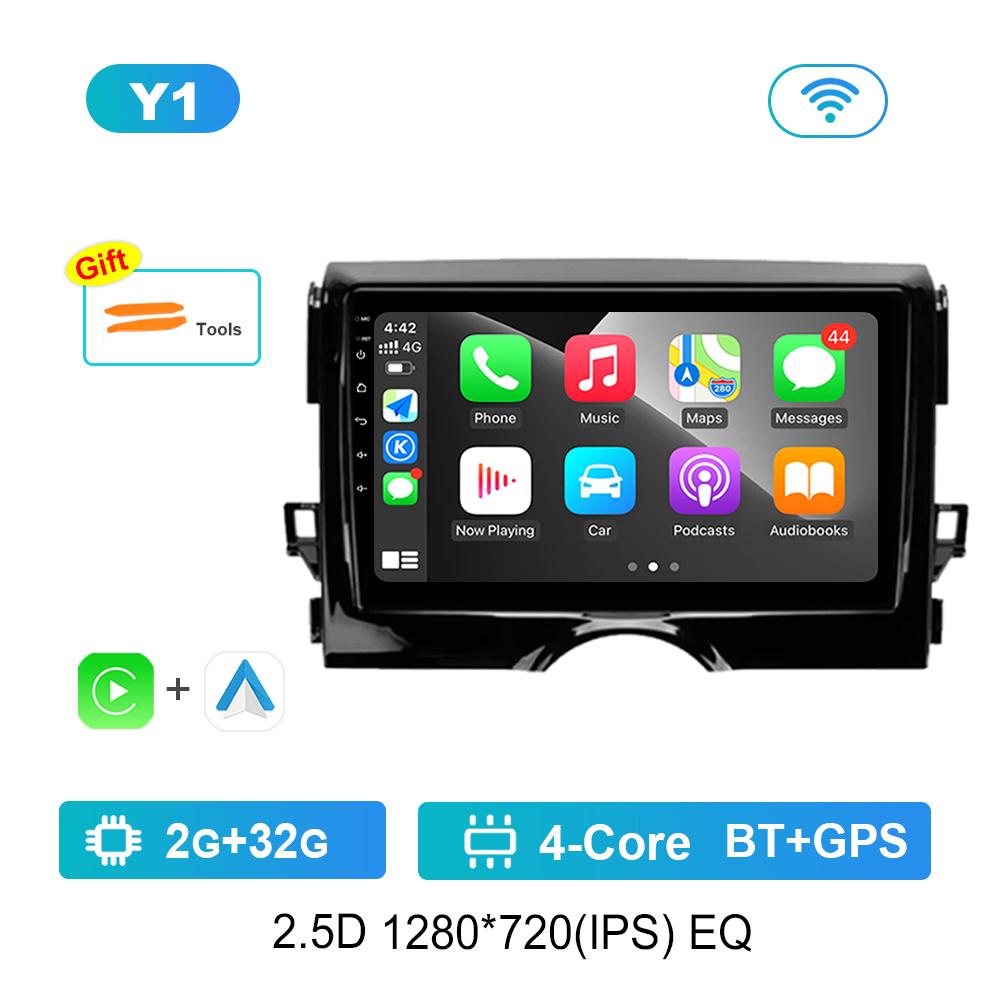 

Автомобильный аудио-мультимедийный проигрыватель Navi GPS Android-система для Toyota Mark X X130 2 II 2009 - 2019 с сенсорным экраном WiFi BT головное устройство 4G