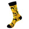 Halloween Socks with Scary Skulls, Vampire Teeth, and Pumpkin Faces Charm Designing Woman Man Autumn Winter Socks