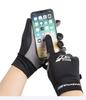 Breathable Summer Two-Finger Fishing Gloves - Unisex, Thin, Anti-Slip, for Outdoor Activities