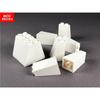 10pcs/lot MOC Bricks White Slope 75 2 X 2 X 3  Undetermined Stud Type Fit with 3684 Building Bloks Figure DIY Toys Dolls Gifts