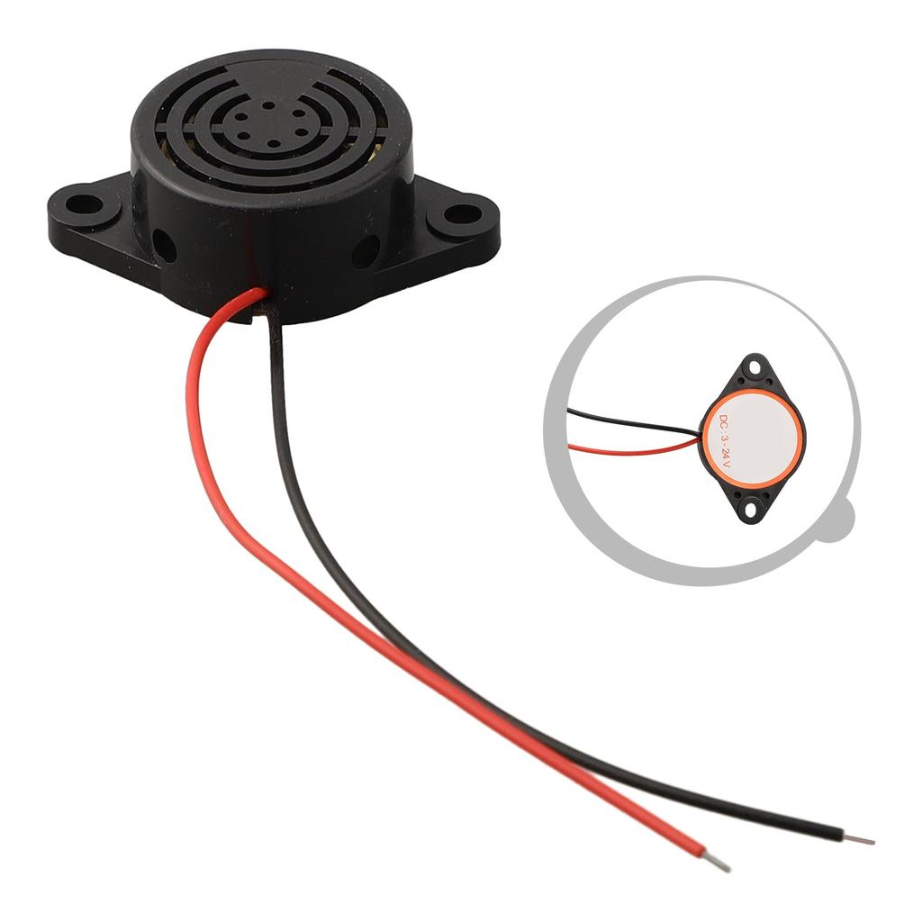 Elektronischer Summer 100dB Fahrzeugelektronik 15mA 4,3 Zoll Schwarz