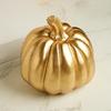Gold Pumpkins Artificial Pumpkins Decorative Pumpkins Faux Pumpkins Thanksgiving Halloween Holiday Table Centerpieces